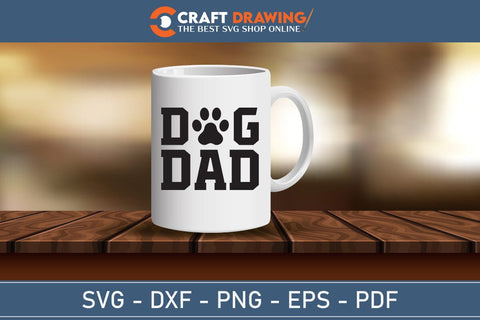 Dog Dad Father’s Day svg, Funny Father’s Day svg, Funny Father’s Day Gift, Step-Dad Father’s Day, Funny Dad svg, Dad svg, svg png dxf SVG Debashish Barman 