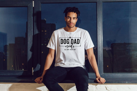 Dog Dad Mode Svg Png Files, Paw print svg, Love dogs png, Pet Svg, Pet memorial svg, Dog Lover Svg, Dad Shirt Svg, Dad Svg, Dog dad svg, cheer dad svg SVG DesignDestine 