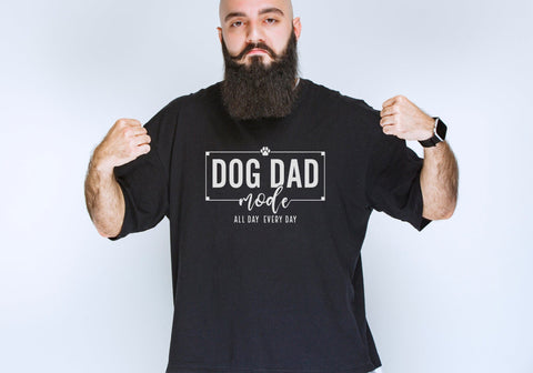 Dog Dad Mode Svg Png Files, Paw print svg, Love dogs png, Pet Svg, Pet memorial svg, Dog Lover Svg, Dad Shirt Svg, Dad Svg, Dog dad svg, cheer dad svg SVG DesignDestine 
