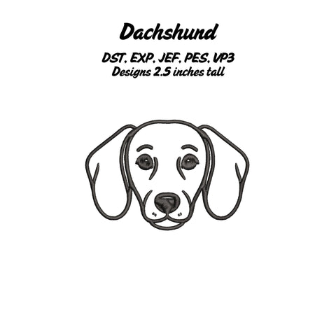 Dog Embroidery File Set Embroidery/Applique DESIGNS Stitched Haus 