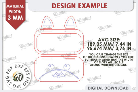 Dog Eyeglass Holder Laser Cut. Animal Eyeglass Tray SVG SVG Evgenyia Guschina 