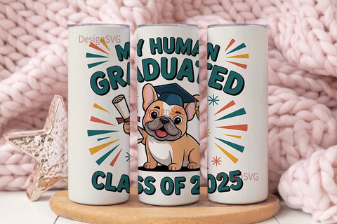Dog Graduation 20oz Tumbler Design Sublimation DesignSVG 