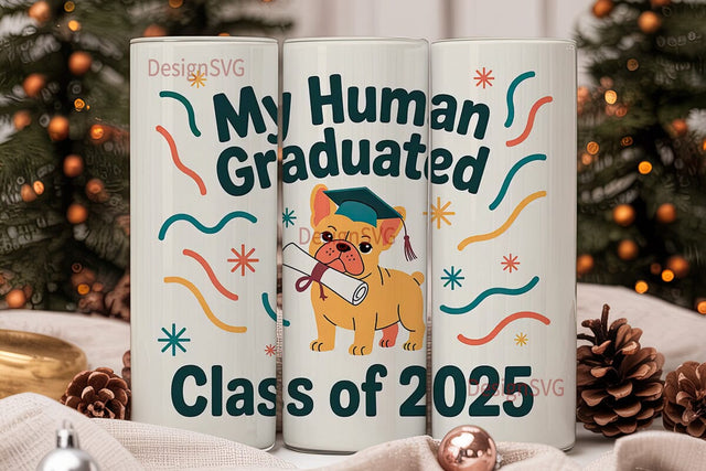Dog Graduation 20oz Tumbler Design Sublimation DesignSVG 