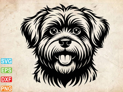 Dog Heads SVG, Dog Clipart for Cricut, Dog Collar Decal SVG Creativeart88 