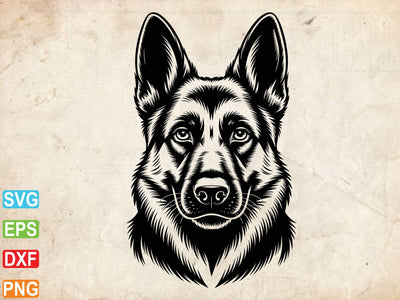 Dog Heads SVG, Dog Clipart for Cricut, Dog Collar Decal SVG Creativeart88 