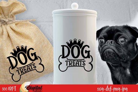 Dog Jar Treat SVG Bundle. Dog Treat Lover. Dog Paw SVG SVG Evgenyia Guschina 