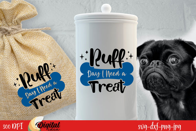 Dog Jar Treat SVG. Dog Treat Lover. Dog Paw SVG SVG Evgenyia Guschina 