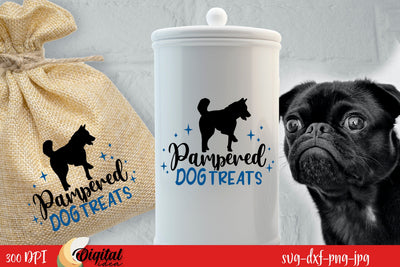 Dog Jar Treat SVG. Dog Treat Lover. Dog Paw SVG SVG Evgenyia Guschina 