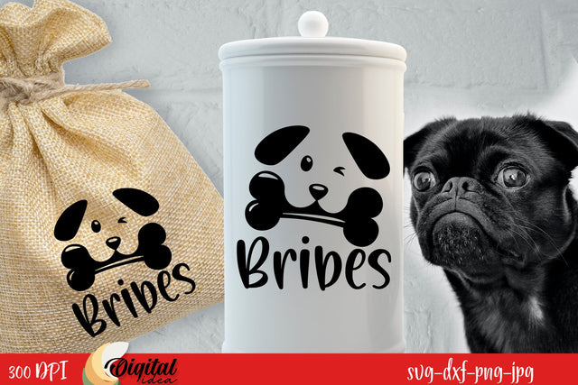 Dog Jar Treat SVG. Dog Treat Lover. Dog Paw SVG SVG Evgenyia Guschina 