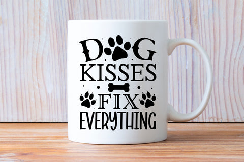 Dog kisses fix everything Svg Design SVG Regulrcrative 