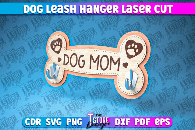 Dog Leash Hanger Laser Cut | Laser Cut File | CNC Files SVG The T Store Design 