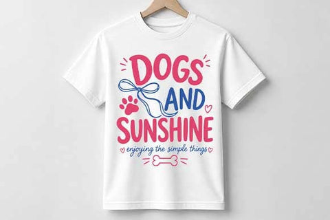 Dog Lover PNG Dogs And Sunshine Sublimation Design Digital Download SVG BillahCrafts 