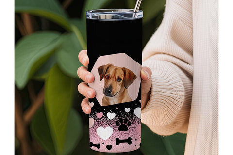 Dog Lover Tumbler Design Sublimation DesignSVG 