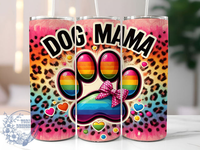 Dog Mama Affirmations Tumbler Wrap, Dog Affirmations Tumbler Wrap, 20oz Sublimation Tumbler, Pet Lover Tumbler, Positive Dog Quotes Tumbler, Fur Mom Gift, Cute Dog Mom Design Sublimation ToriDesigns 