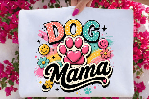 Dog Mama Cute Sublimation Clipart Sublimation SVGArt 