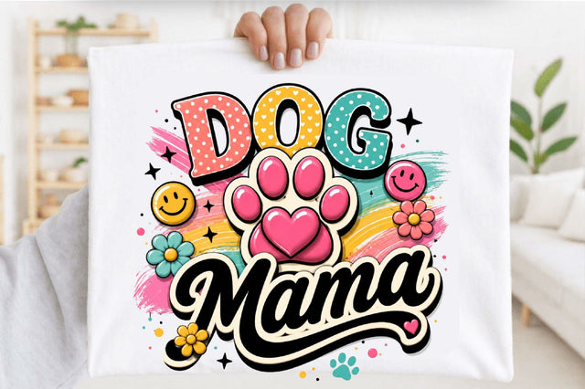 Dog Mama Cute Sublimation Clipart Sublimation SVGArt 