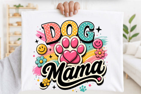 Dog Mama Cute Sublimation Clipart Sublimation SVGArt 