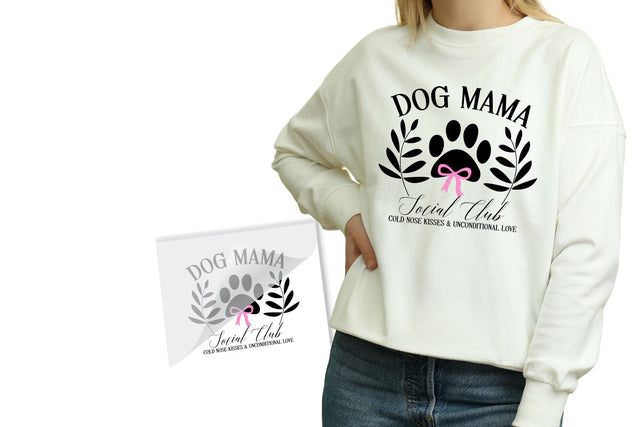 Dog Mama Social Club DTF Transfer Physical So Fontsy T-Shirt Iron-On Transfer Shop