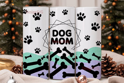 Dog Mom 20oz Tumbler Design Sublimation DesignSVG 