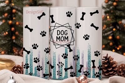 Dog Mom 20oz Tumbler Design Sublimation DesignSVG 