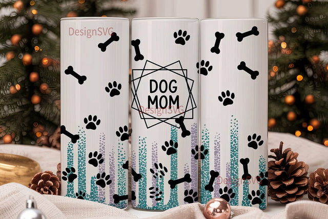 Dog Mom 20oz Tumbler Design Sublimation DesignSVG 