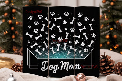 Dog Mom 20oz Tumbler Wrap Sublimation DesignSVG 