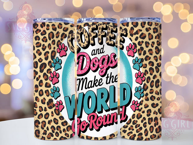 Dog Mom Coffee Lover Tumbler Wrap, Pet Owner Tumbler, Coffee Dog Mom Gift, Puppy Love Design, Dog Coffee Quote, Pet Lover Tumbler, Animal Coffee Design Sublimation SvggirlplusArt 