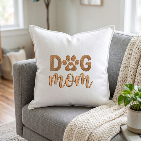 Dog Mom Embroidery Design – Cute Paw Print Heart Dog Lover Machine Embroidery File – Pet Mom Gift Design Embroidery/Applique DESIGNS PatternFeed8 