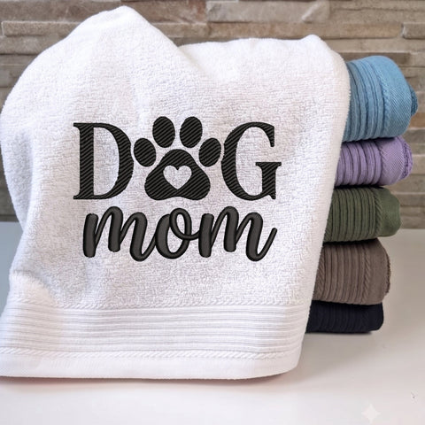 Dog Mom Embroidery Design – Paw Print Heart Pet Mama Machine Embroidery File Embroidery/Applique DESIGNS PatternFeed8 