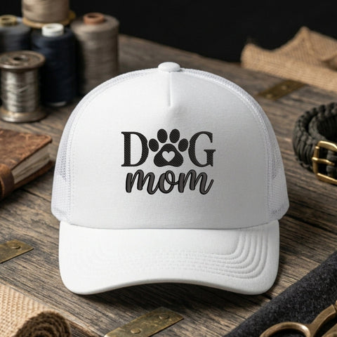 Dog Mom Embroidery Design – Paw Print Heart Pet Mama Machine Embroidery File Embroidery/Applique DESIGNS PatternFeed8 