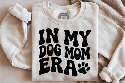 Dog Mom Era SVG PNG: Retro Wavy Text, Pet Lover Design SVG DesignDestine 