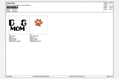 Dog Mom for Machine Embroidery Embroidery/Applique DESIGNS SvgOcean 