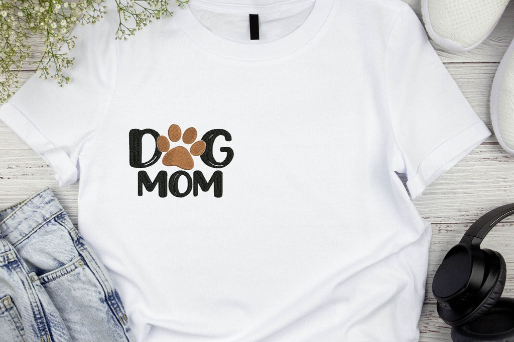 Dog Mom for Machine Embroidery - So Fontsy