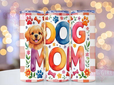 Dog Mom Fur Mama Tumbler Wrap, Puppy Lover Mug, Fur Mama Cup, Pet Parent Wrap, Cute Dog Design, Animal Lover Gift, Sublimation Tumbler Wrap Sublimation SvggirlplusArt 