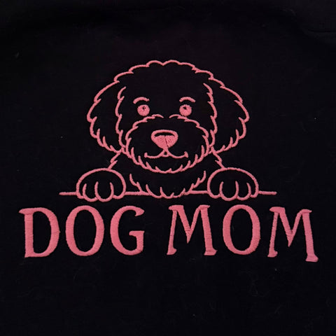 DOG MOM - Golden Doodle Embroidery/Applique DESIGNS Stitched Haus 