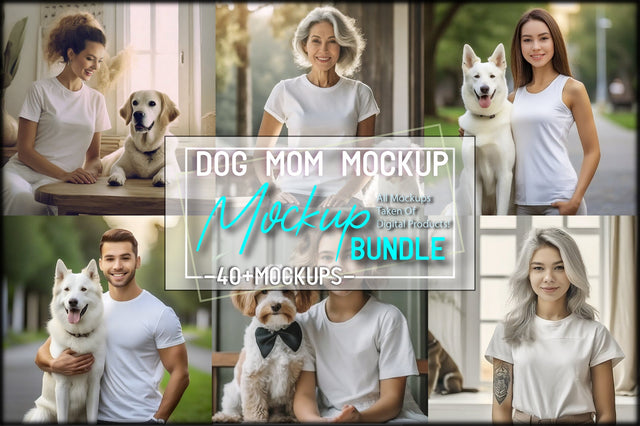 Dog Mom Mockup Bundle Mock Up Photo Creativeart88 