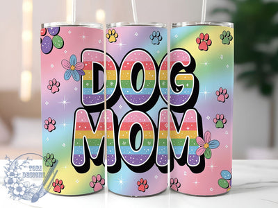 Dog Mom Positive Quote Tumbler Wrap, Pet Affirmation Cup, Positive Dog Lover, Dog Parent Gift, Inspirational Pet Design, Dog Life Tumbler, Puppy Love Quotes Sublimation ToriDesigns 