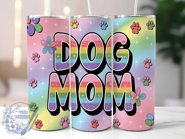 Dog Mom Positive Quote Tumbler Wrap, Pet Affirmation Cup, Positive Dog Lover, Dog Parent Gift, Inspirational Pet Design, Dog Life Tumbler, Puppy Love Quotes Sublimation ToriDesigns 