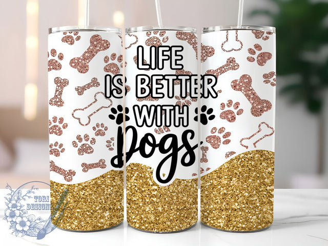 Dog Mom Quote Pet Lover Tumbler Wrap, Pet Quote Tumbler, Dog Mom Design, Animal Lover Gift, Sublimation Template, 20oz Tumbler Wrap, Dog Life Quote Sublimation ToriDesigns 