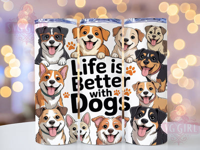 Dog Mom Quote Tumbler Wrap Gift, Pet Tumbler Design, Dog Mom Tumbler, Dog Quote Design, Sublimation Template, 20oz Tumbler Wrap, Animal Lover Gift Sublimation SvggirlplusArt 