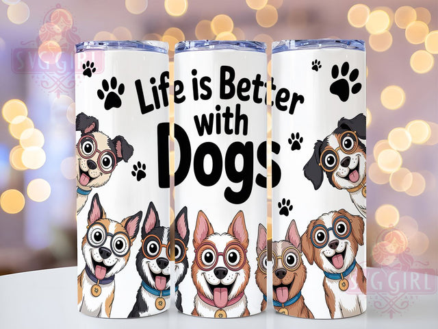 Dog Mom Quote Tumbler Wrap Gift, Pet Tumbler Design, Dog Mom Tumbler, Dog Quote Design, Sublimation Template, 20oz Tumbler Wrap, Animal Lover Gift Sublimation SvggirlplusArt 