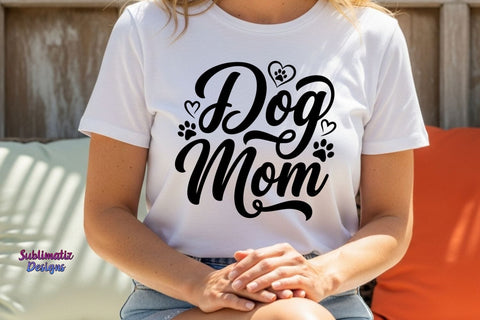Dog Mom SVG | Cute Paw Print SVG SVG Sublimatiz Designs 