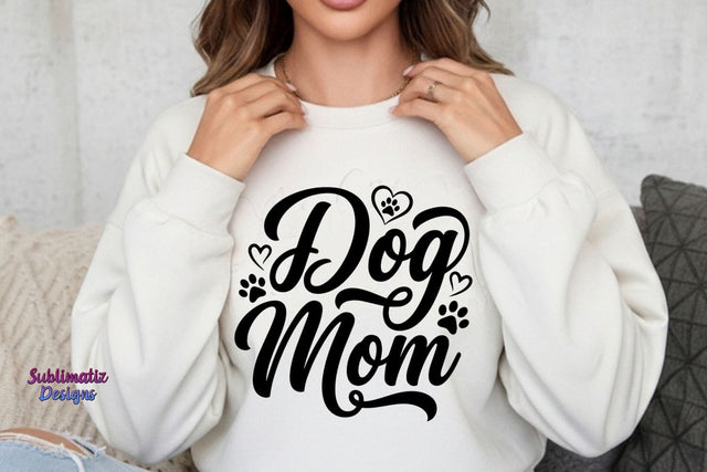 Dog Mom SVG | Cute Paw Print SVG SVG Sublimatiz Designs 
