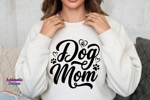 Dog Mom SVG | Cute Paw Print SVG SVG Sublimatiz Designs 