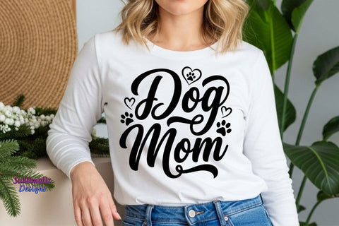 Dog Mom SVG | Cute Paw Print SVG SVG Sublimatiz Designs 
