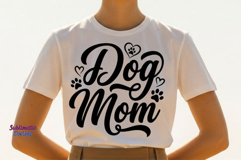 Dog Mom SVG | Cute Paw Print SVG SVG Sublimatiz Designs 