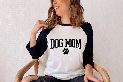 Dog Mom SVG, Distressed Dog Mom Shirt Design SVG Pickled Thistle Creative 
