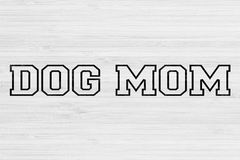 Dog Mom Svg Dxf Png Eps Cut Files, Cat Mom Svg, Pet Lover Svg Files For Cricut, Block Letter Animal Svg Digital Designs Shirt Sublimation SVG TiffsCraftyCreations 