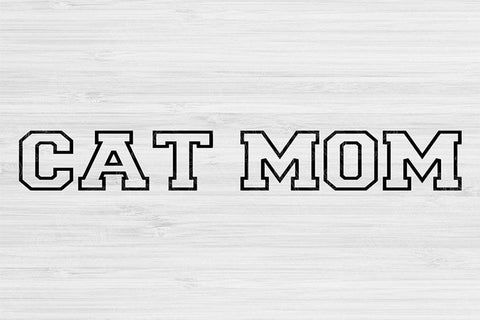 Dog Mom Svg Dxf Png Eps Cut Files, Cat Mom Svg, Pet Lover Svg Files For Cricut, Block Letter Animal Svg Digital Designs Shirt Sublimation SVG TiffsCraftyCreations 