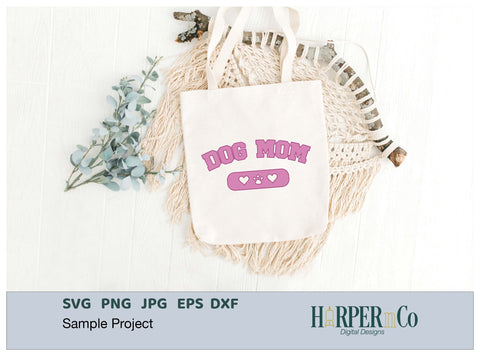 Dog Mom SVG, Layered Shirt Design, Paws, Hearts, Love SVG HarperNCo 